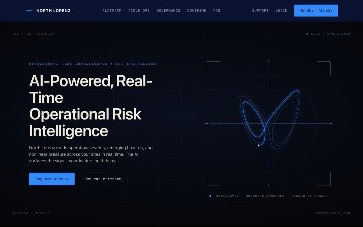 North Lorenz — live product screenshot